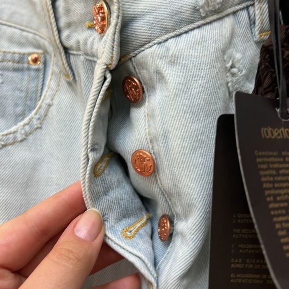 ROBERTO CAVALLI DESTROYED & PRETTY JEANS - Picture 8 of 11